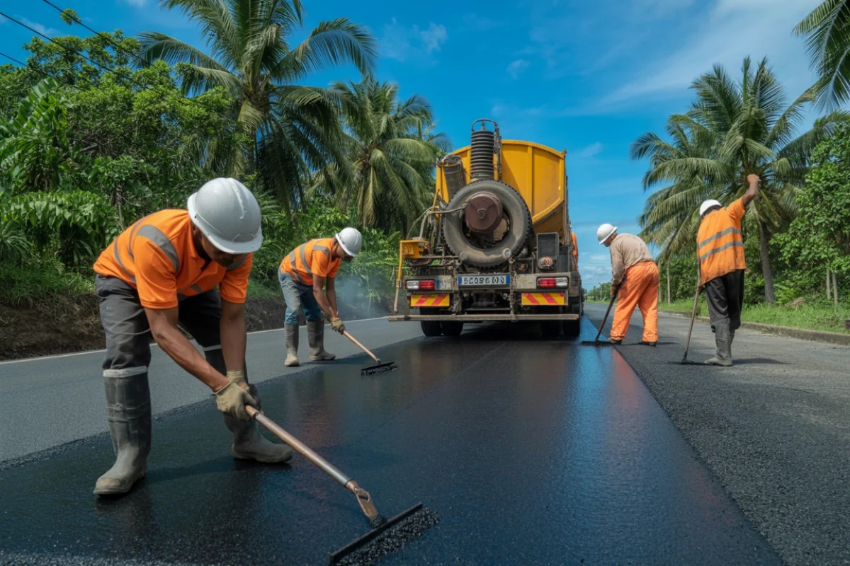 aspal emulsi dalam pembangunan jalan